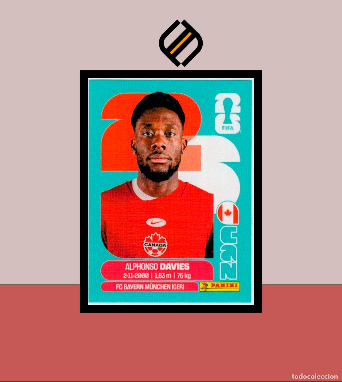Cromos de F&uacute;tbol: PANINI FIFA CLUB WORLD CUP 2026 26 CAN 3 ALPHONSO DAVIES CANAD&Aacute; STICKER MUNDIAL MEX CAN USA LIGA