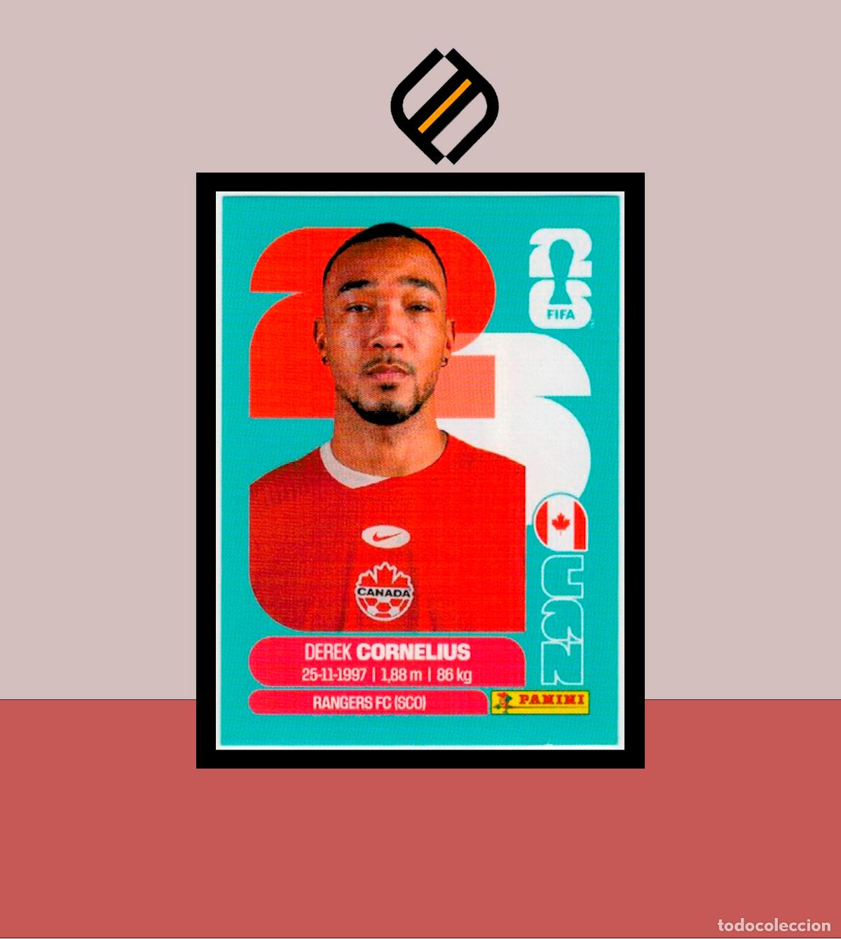 Cromos de F&uacute;tbol: PANINI FIFA CLUB WORLD CUP 2026 26 CAN 7 DEREK COMELIUS CANAD&Aacute; STICKER MUNDIAL MEX CAN USA LIGA