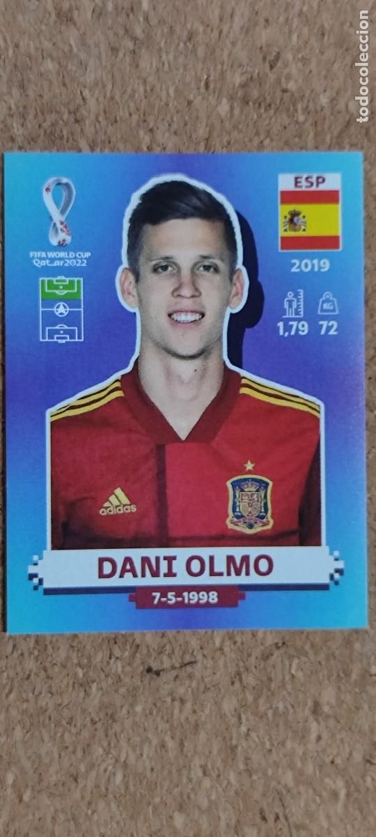 Cromos de F&uacute;tbol: FIFA WORLD CUP QATAR 2022 STICKER DANI OLMO ESPA&Ntilde;A # ESP16 PANINI