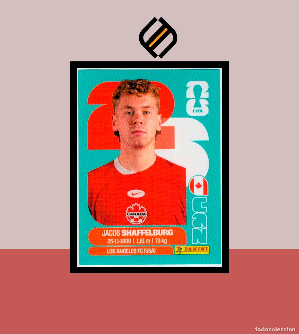 Cromos de F&uacute;tbol: PANINI FIFA CLUB WORLD CUP 2026 26 CAN 14 JACOB SHAFFELBURG CANAD&Aacute; STICKER MUNDIAL MEX CAN USA LIGA
