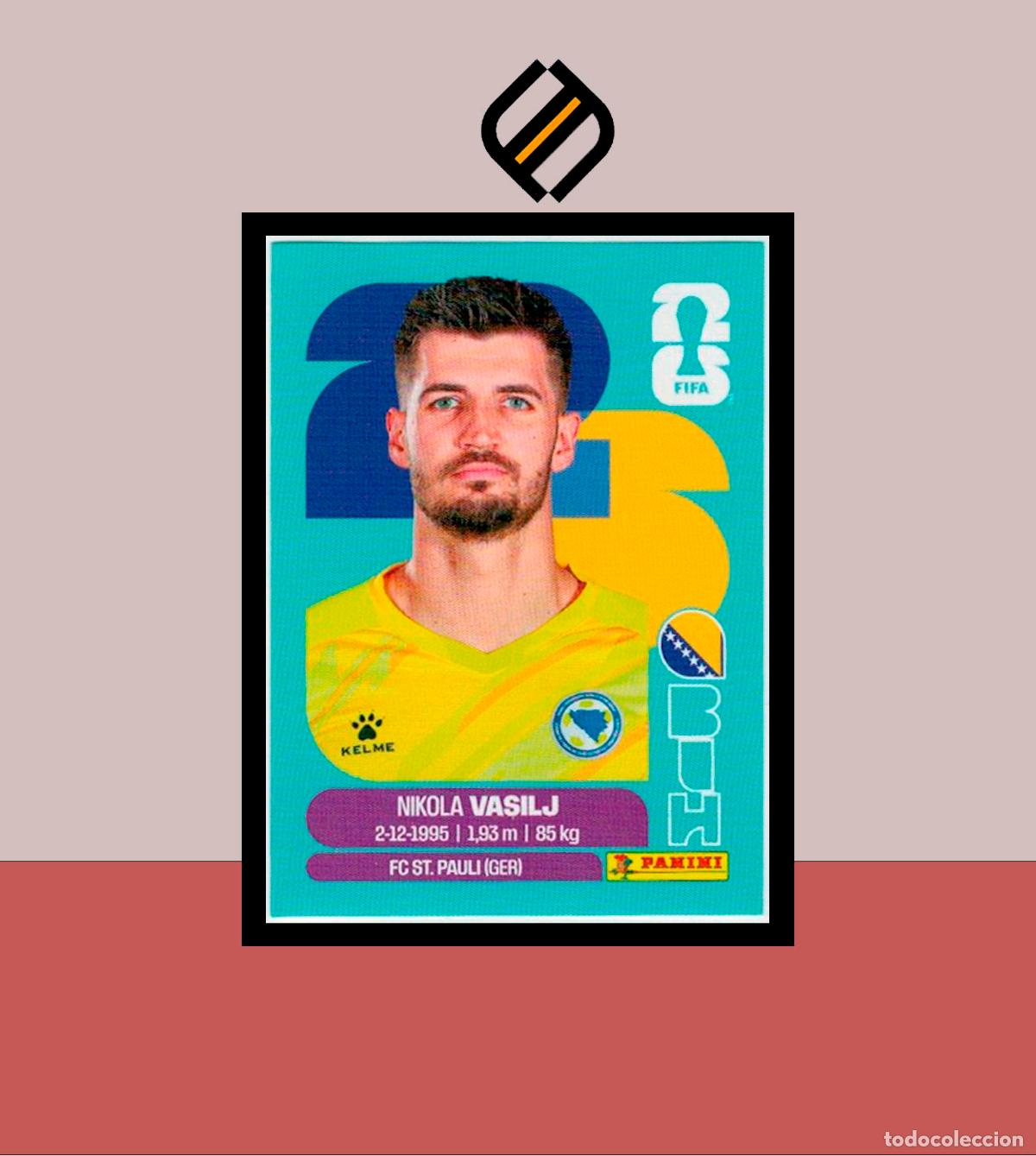 Cromos de F&uacute;tbol: PANINI FIFA CLUB WORLD CUP 2026 26 BIH 2 NIKOLA VASILJ BOSNIA STICKER MUNDIAL MEX CAN USA LIGA