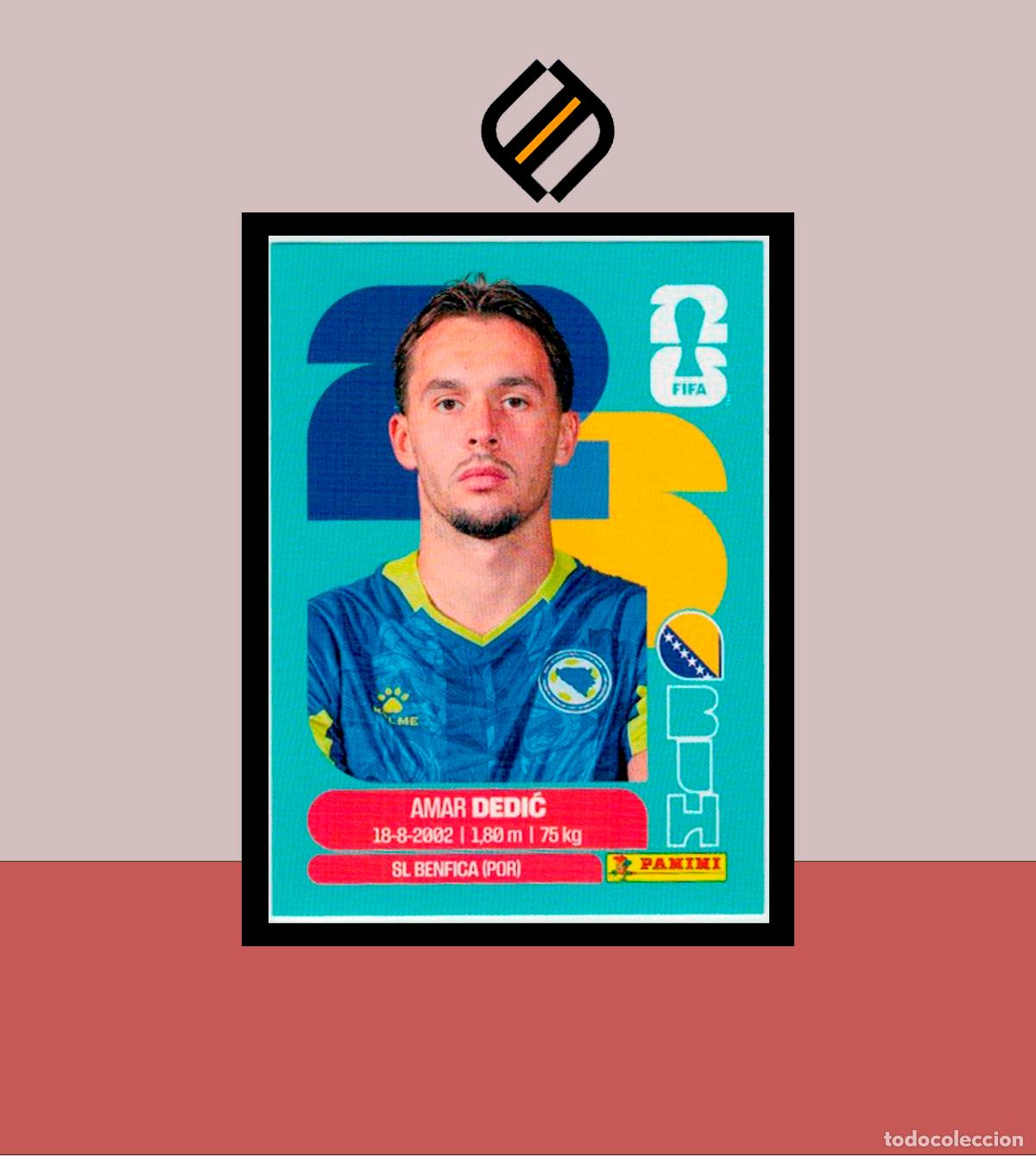 Cromos de F&uacute;tbol: PANINI FIFA CLUB WORLD CUP 2026 26 BIH 3 AMAR DEDIC BOSNIA STICKER MUNDIAL MEX CAN USA LIGA