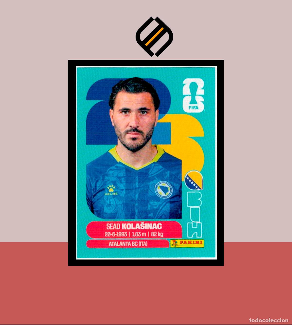 Cromos de F&uacute;tbol: PANINI FIFA CLUB WORLD CUP 2026 26 BIH 4 SEAD KOLASINAC BOSNIA STICKER MUNDIAL MEX CAN USA LIGA