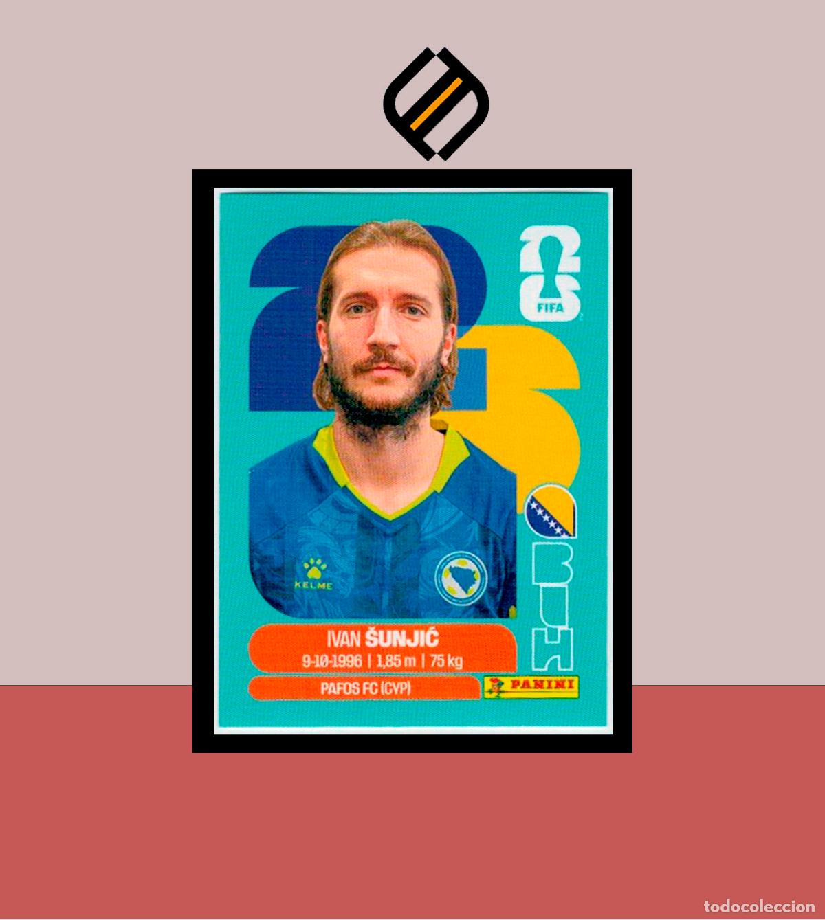 Cromos de F&uacute;tbol: PANINI FIFA CLUB WORLD CUP 2026 26 BIH 11 IVAN SUNJIC BOSNIA STICKER MUNDIAL MEX CAN USA LIGA