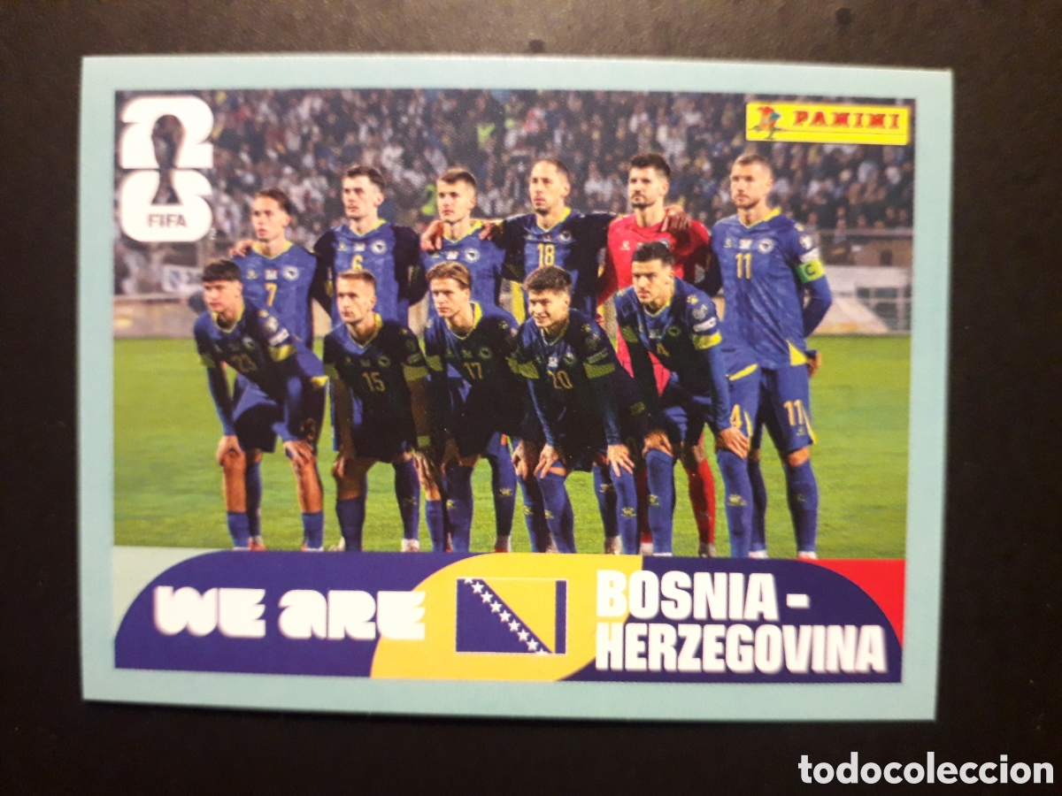 Cromos de F&uacute;tbol: EQUIPO BOSNIA HERCEGOVINA BIH 13 MUNDIAL F&Uacute;TBOL 2026 FIFA WORLD CUP PANINI SIN PEG PEDIDO M&Iacute;NIMO 3&euro;
