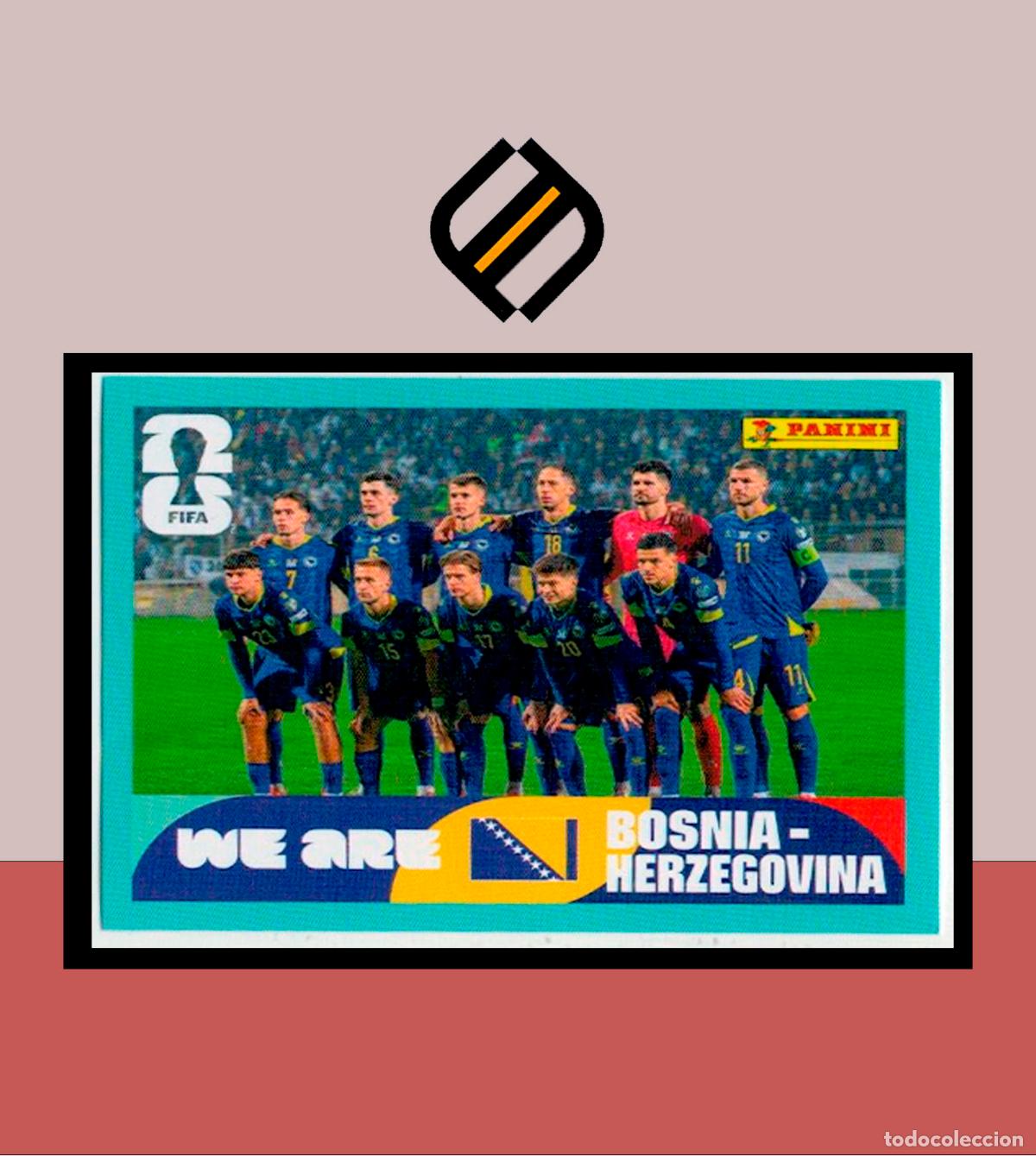 Cromos de F&uacute;tbol: PANINI FIFA CLUB WORLD CUP 2026 26 BIH 13 ALINEACI&Oacute;N BOSNIA STICKER MUNDIAL MEX CAN USA LIGA