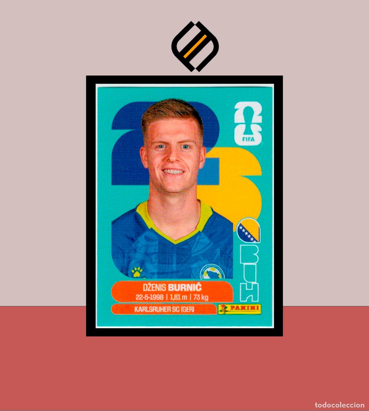 Cromos de F&uacute;tbol: PANINI FIFA CLUB WORLD CUP 2026 26 BIH 14 DZENIS BURNIC BOSNIA STICKER MUNDIAL MEX CAN USA LIGA