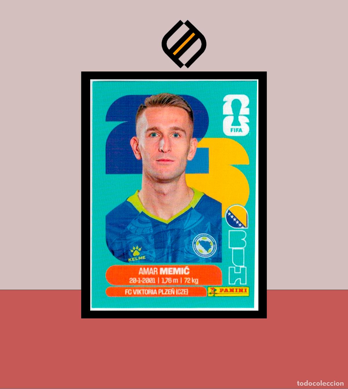 Cromos de F&uacute;tbol: PANINI FIFA CLUB WORLD CUP 2026 26 BIH 16 AMAR MEMIC BOSNIA STICKER MUNDIAL MEX CAN USA LIGA