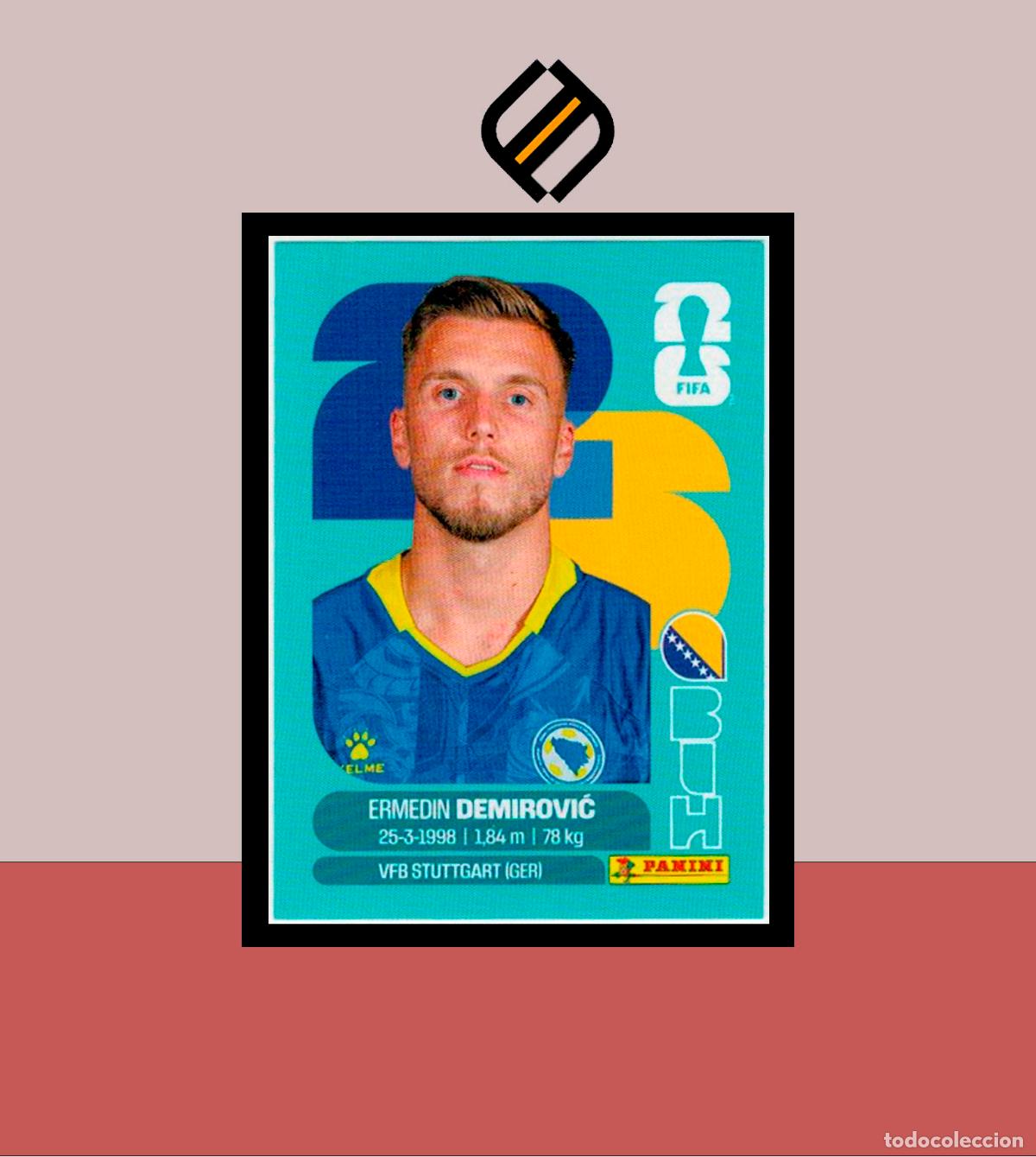 Cromos de F&uacute;tbol: PANINI FIFA CLUB WORLD CUP 2026 26 BIH 17 EMEDIN DEMIROVIC BOSNIA STICKER MUNDIAL MEX CAN USA LIGA