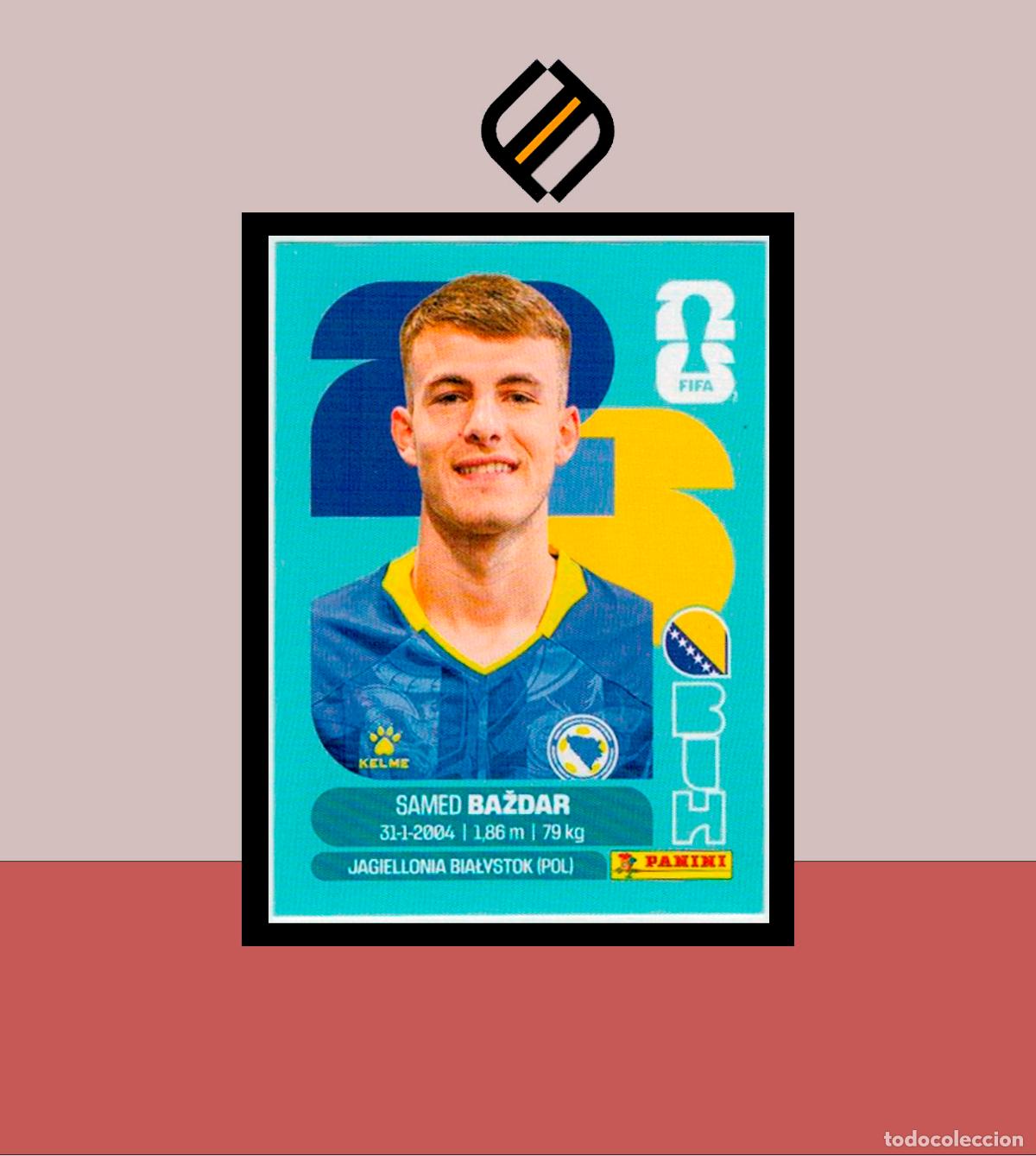 Cromos de F&uacute;tbol: PANINI FIFA CLUB WORLD CUP 2026 26 BIH 19 SAMED BAZDAR BOSNIA STICKER MUNDIAL MEX CAN USA LIGA