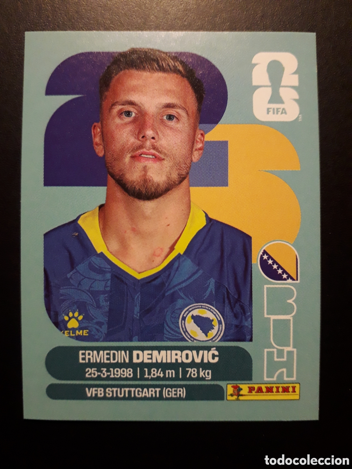 Cromos de F&uacute;tbol: DEMIROVIĆ BOSNIA HERCEGOVINA BIH 17 MUNDIAL F&Uacute;TBOL 2026 FIFA WORLD CUP PANINI PEDIDO M&Iacute;NIMO 3&euro;