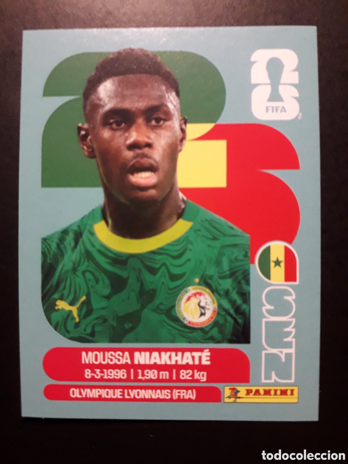 Cromos de F&uacute;tbol: NIAKHAT&Eacute; SENEGAL SEN 4 MUNDIAL F&Uacute;TBOL 2026 FIFA WORLD CUP PANINI SIN PEGAR PEDIDO M&Iacute;NIMO 3&euro;.
