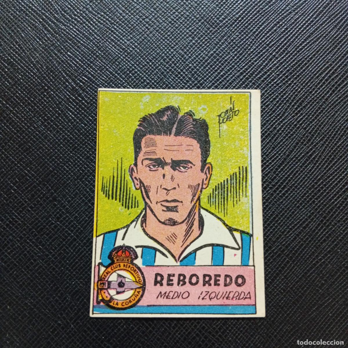 Cromos de F&uacute;tbol: REBOREDO DEPORTIVO CORU&Ntilde;A CISNE FUTBOLISTICOS 1941 1942 CROMO FUTBOL 41 42 - SIN PEGAR - A162 PG1