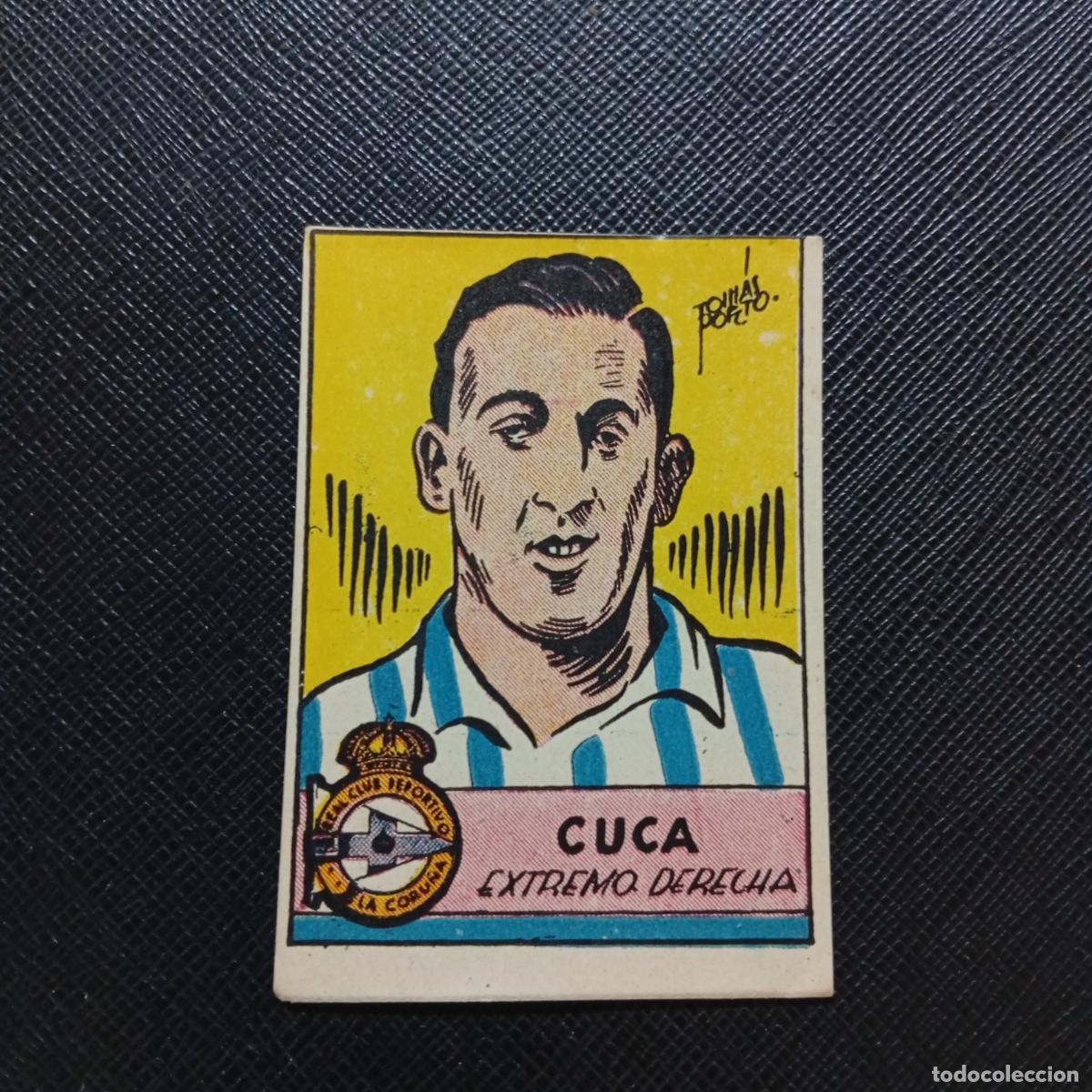 Cromos de F&uacute;tbol: CUCA DEPORTIVO CORU&Ntilde;A CISNE FUTBOLISTICOS 1941 1942 CROMO FUTBOL 41 42 - SIN PEGAR - A162 PG10