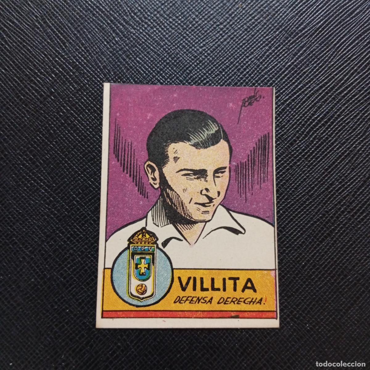 Cromos de F&uacute;tbol: VILLITA OVIEDO CISNE FUTBOLISTICOS 1941 1942 CROMO FUTBOL 41 42 - SIN PEGAR - A162 PG73