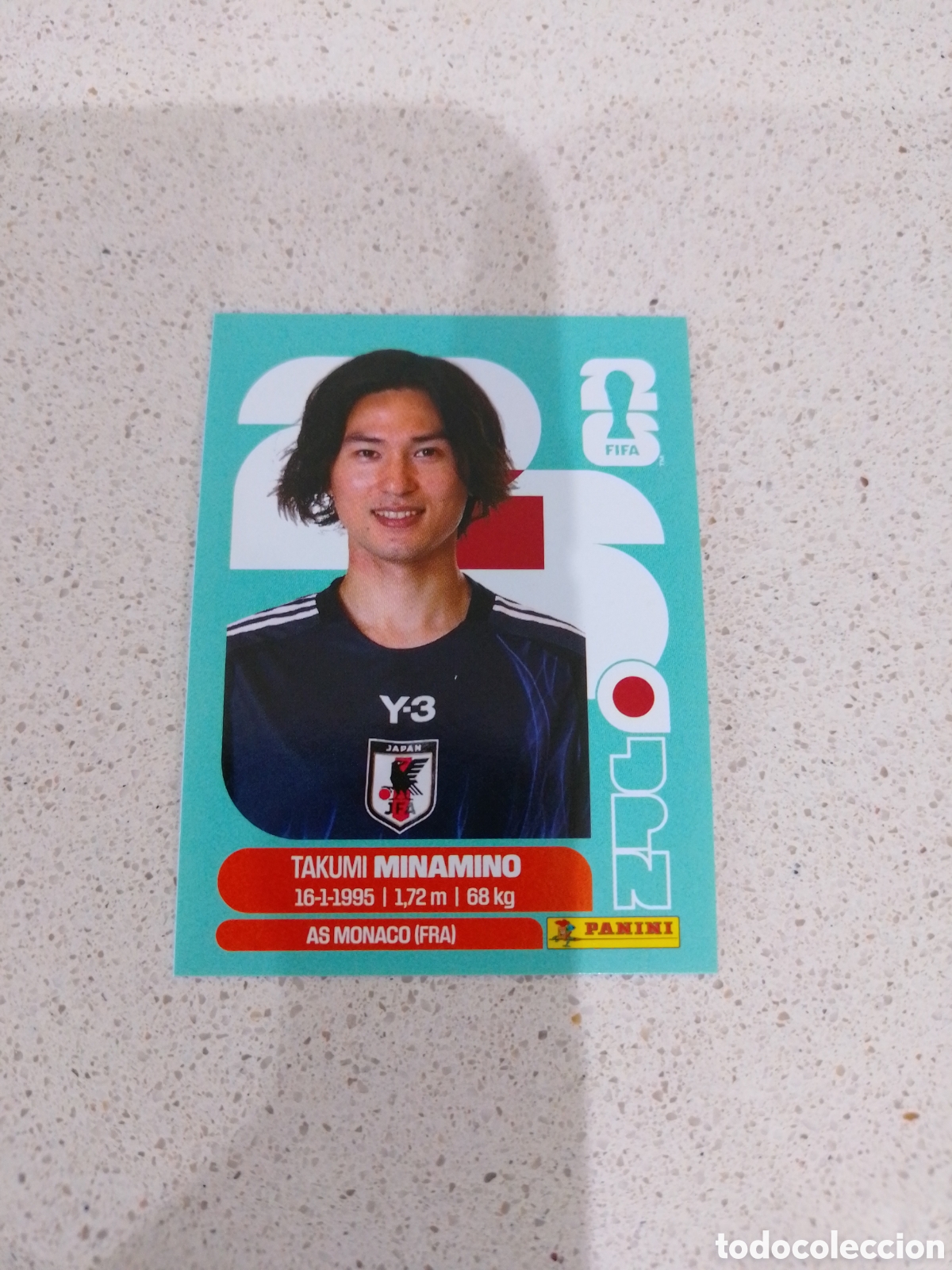 Cromos de F&uacute;tbol: CROMO NUMERO 16 MINAMINO JAPON. MUNDIAL 2026. PANINI.