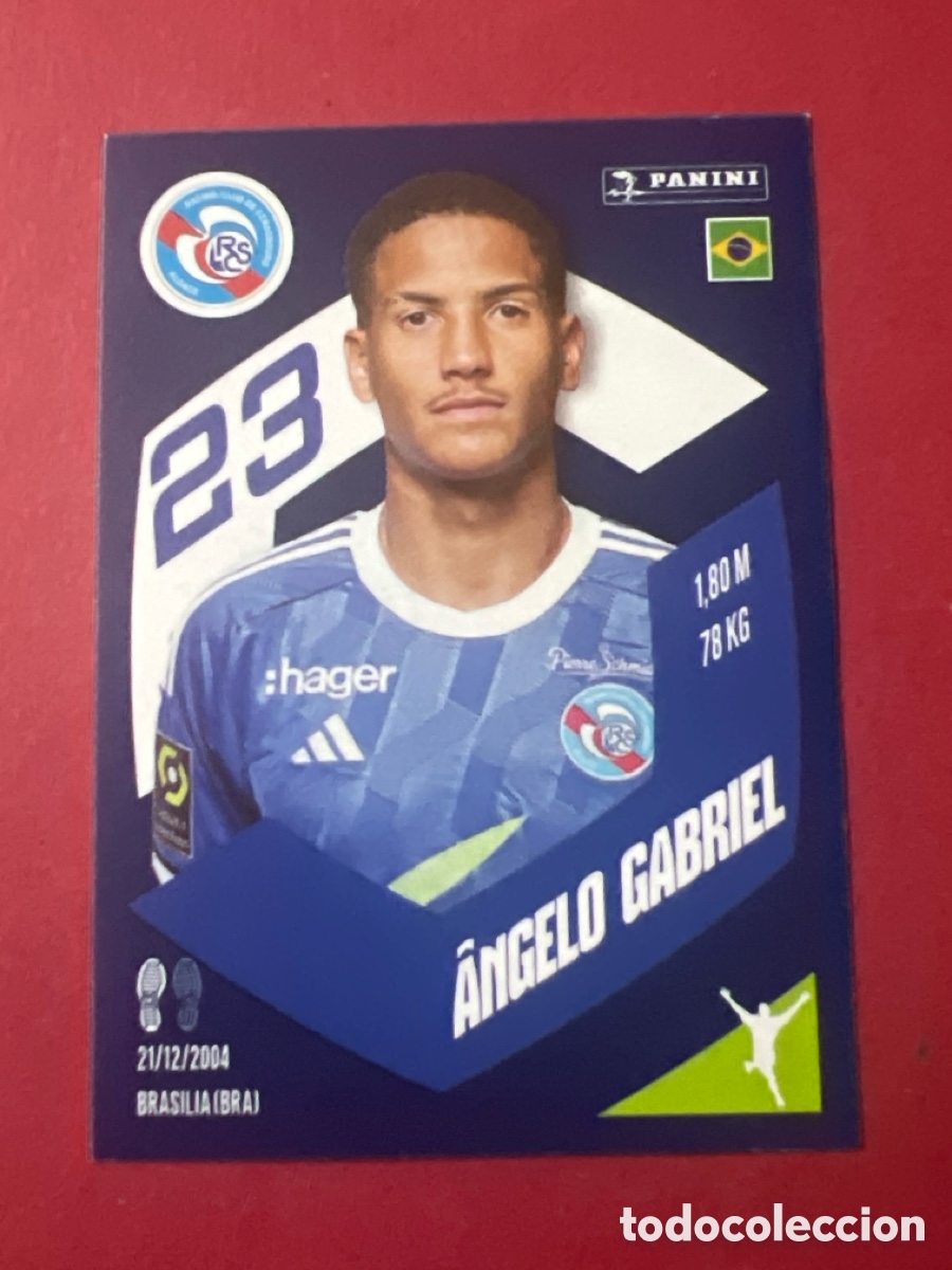 Cromos de F&uacute;tbol: A579. Panini Foot France stickers 2023 2024 23 24 - 413 ANGELO GABRIEL