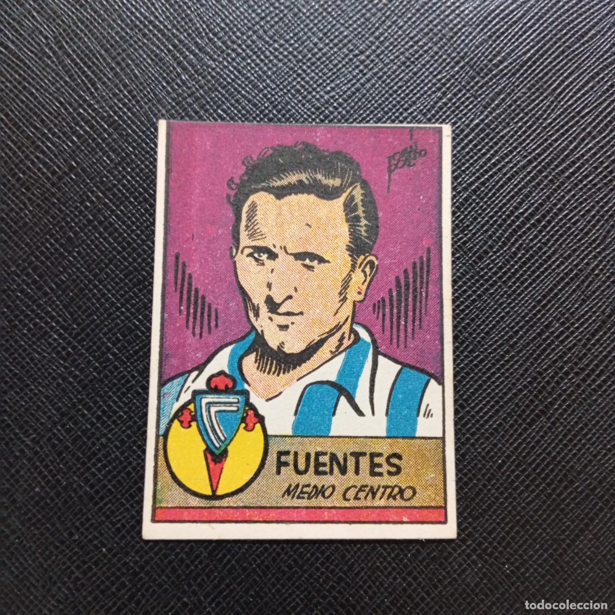 Cromos de F&uacute;tbol: FUENTES CELTA CISNE FUTBOLISTICOS 1941 1942 CROMO FUTBOL 41 42 - SIN PEGAR - A162 PG100
