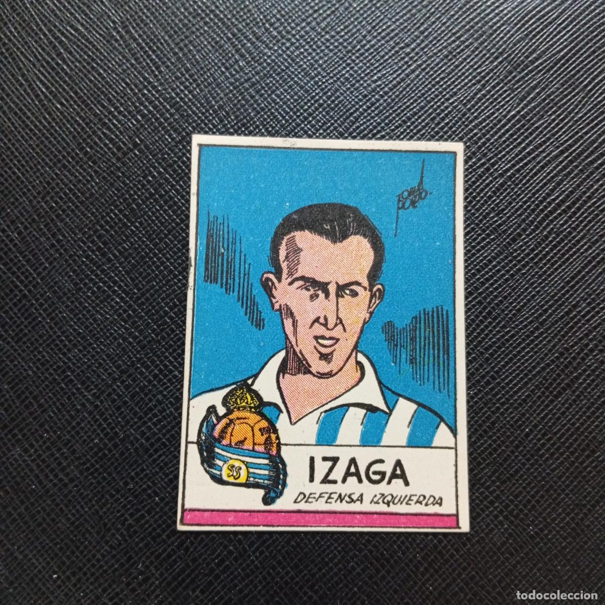 Figurine di Calcio: IZAGA REAL SOCIEDAD CISNE FUTBOLISTICOS 1941 1942 CROMO FUTBOL 41 42 - SIN PEGAR - A162 PG100