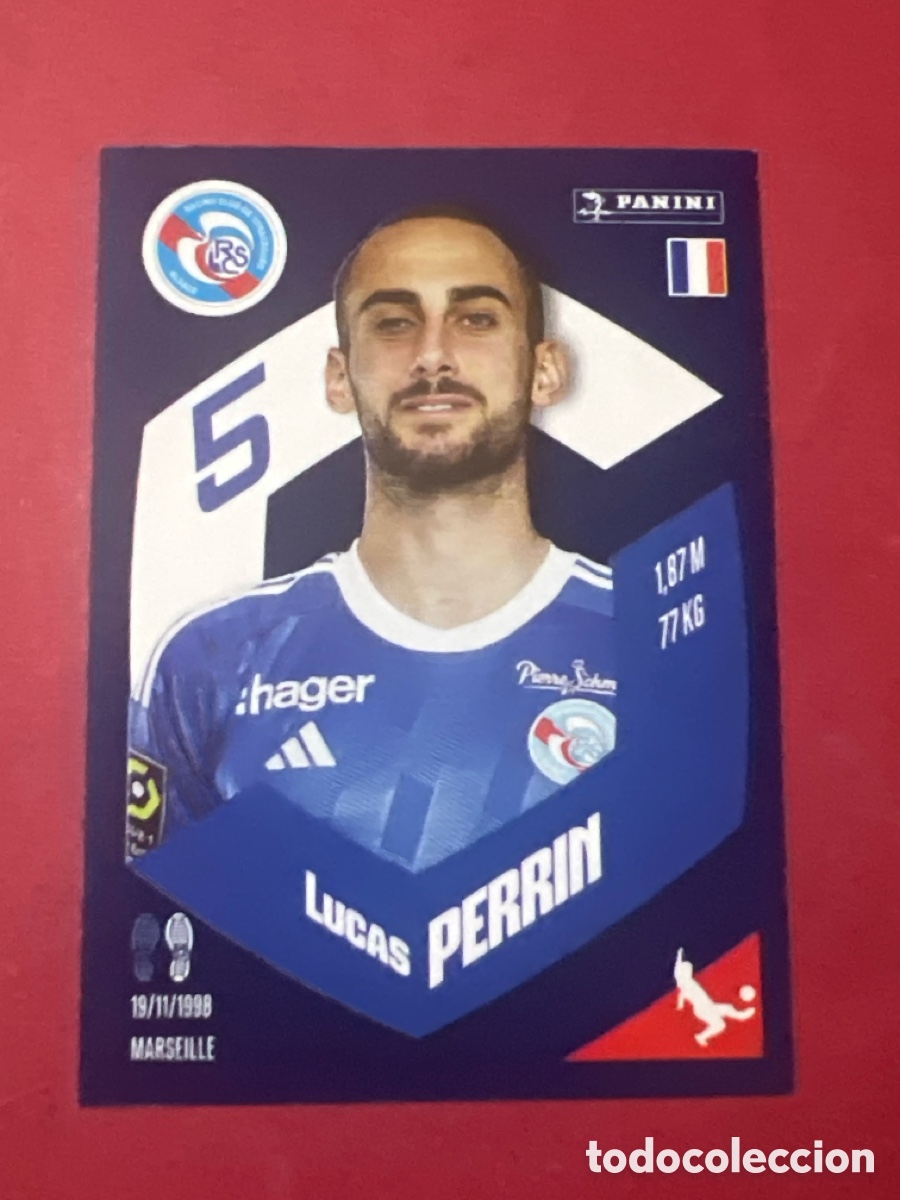 Figurine di Calcio: A581. Panini Foot France stickers 2023 2024 23 24 - 407 LUCAS PERRIN