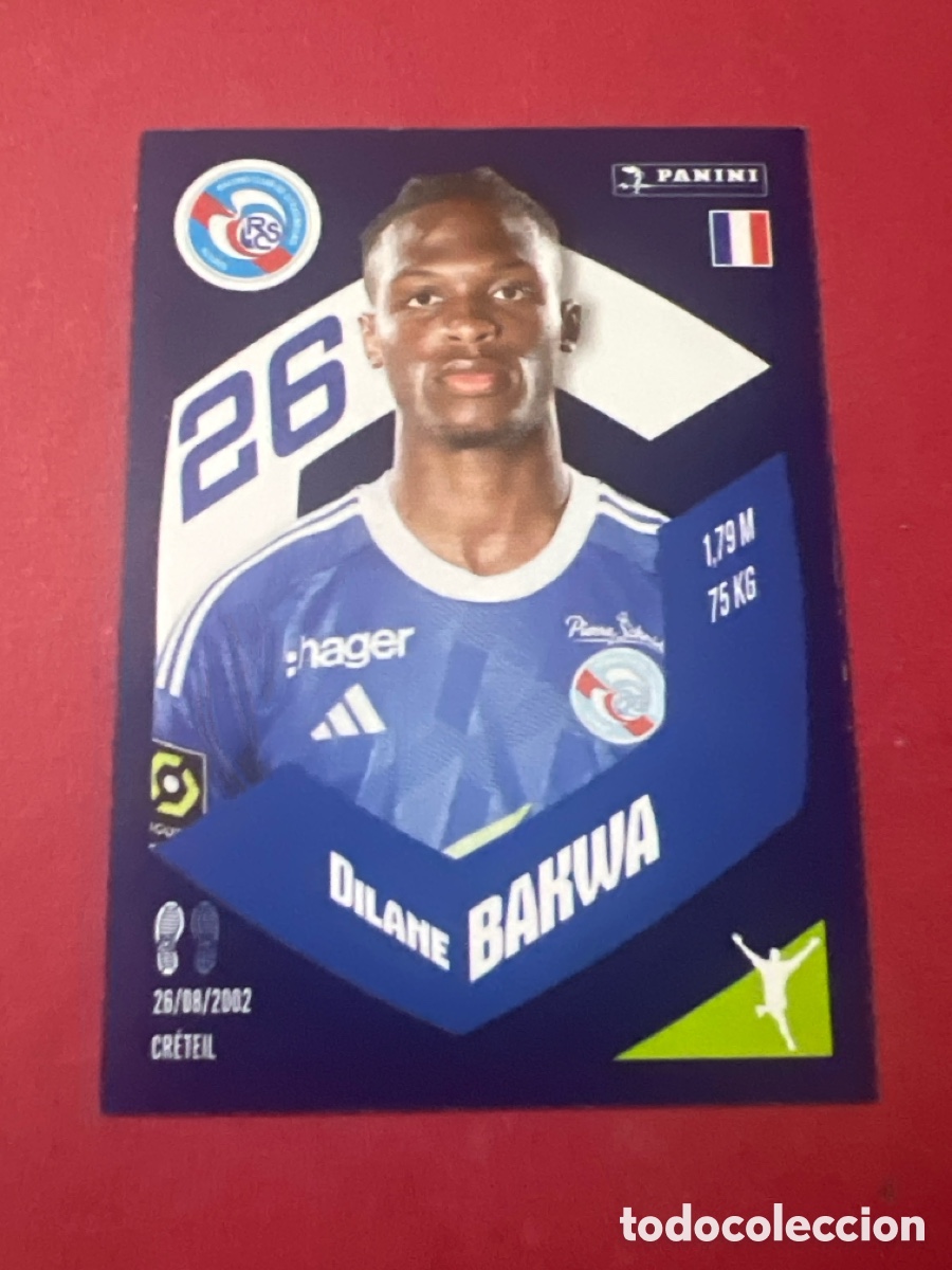 Figurine di Calcio: A580. Panini Foot France stickers 2023 2024 23 24 - 414 DILANE BAKWA