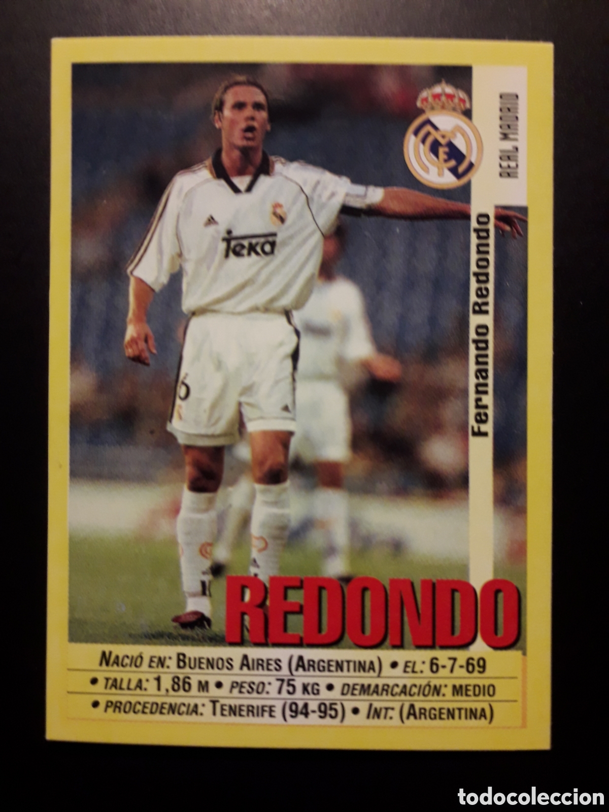 Cromos de F&uacute;tbol: REDONDO REAL MADRID PANINI LIGA 1999-2000 99 00 N&deg; 28 SIN PEGAR. PEDIDO M&Iacute;NIMO 3&euro;
