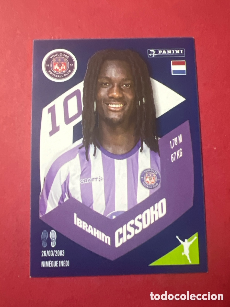 Cromos de F&uacute;tbol: A597. Panini Foot France stickers 2023 2024 23 24 - 440 IBRAHIM CISSOKO