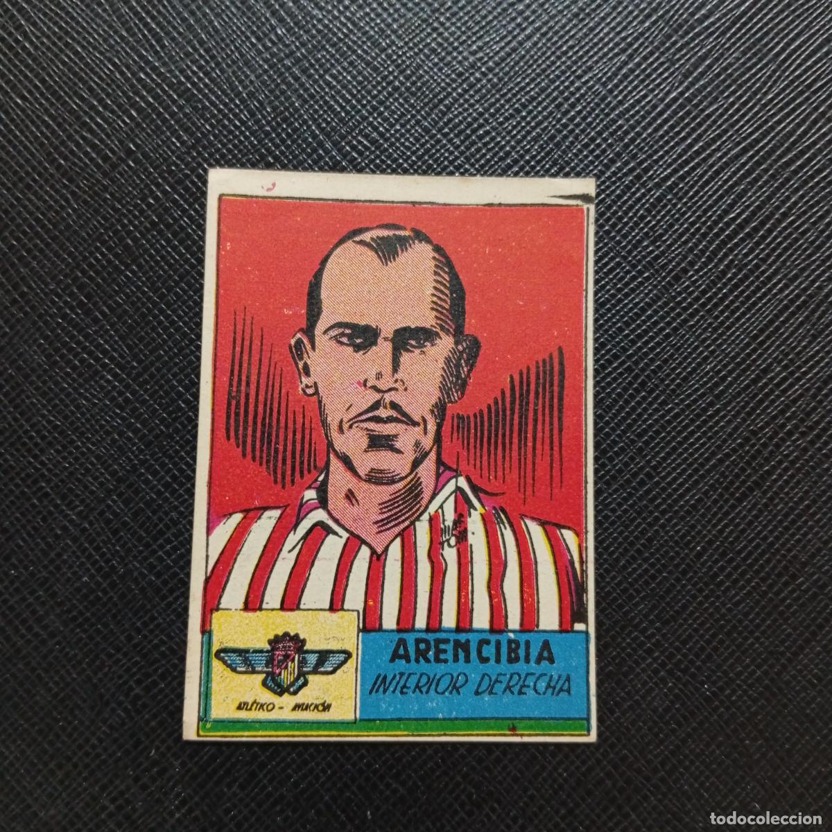 Cromos de F&uacute;tbol: ARENCIBIA AT MADRID AVIACION CISNE FUTBOLISTICOS 1941 1942 FUTBOL 41 42 - SIN PEGAR - A162 PG199