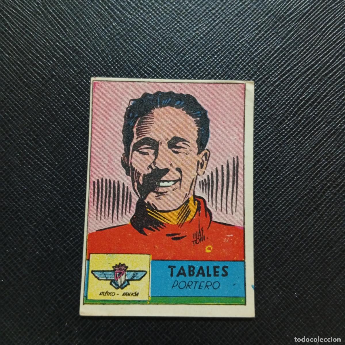 Cromos de F&uacute;tbol: TABALES AT MADRID AVIACION CISNE FUTBOLISTICOS 1941 1942 FUTBOL 41 42 - SIN PEGAR - A162 PG199