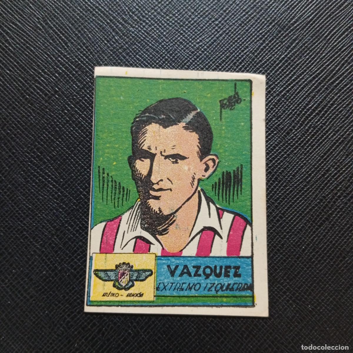 Cromos de F&uacute;tbol: VAZQUEZ AT MADRID AVIACION CISNE FUTBOLISTICOS 1941 1942 FUTBOL 41 42 - SIN PEGAR - A162 PG199