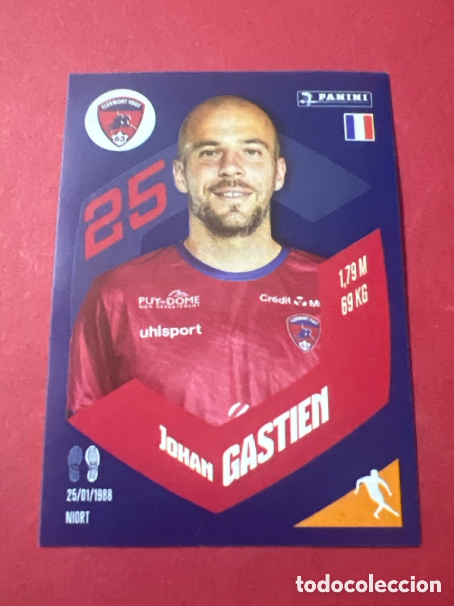 Cromos de F&uacute;tbol: A600. Panini Foot France stickers 2023 2024 23 24 - 57 JOHAN GASTIEN