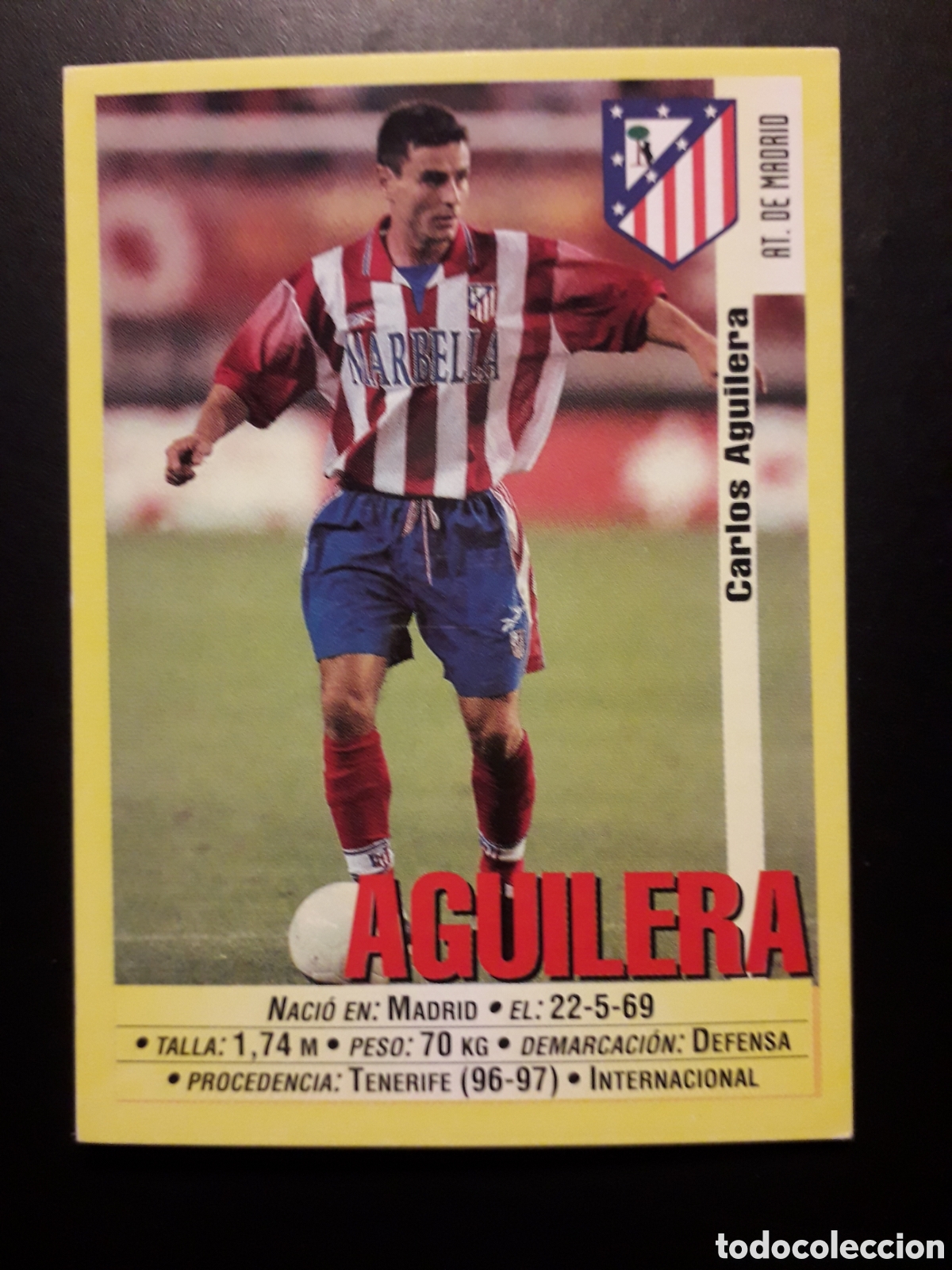Cromos de F&uacute;tbol: AGUILERA AT MADRID PANINI LIGA 1999-2000 99 00 N&deg; 231 SIN PEGAR. PEDIDO M&Iacute;NIMO 3&euro;