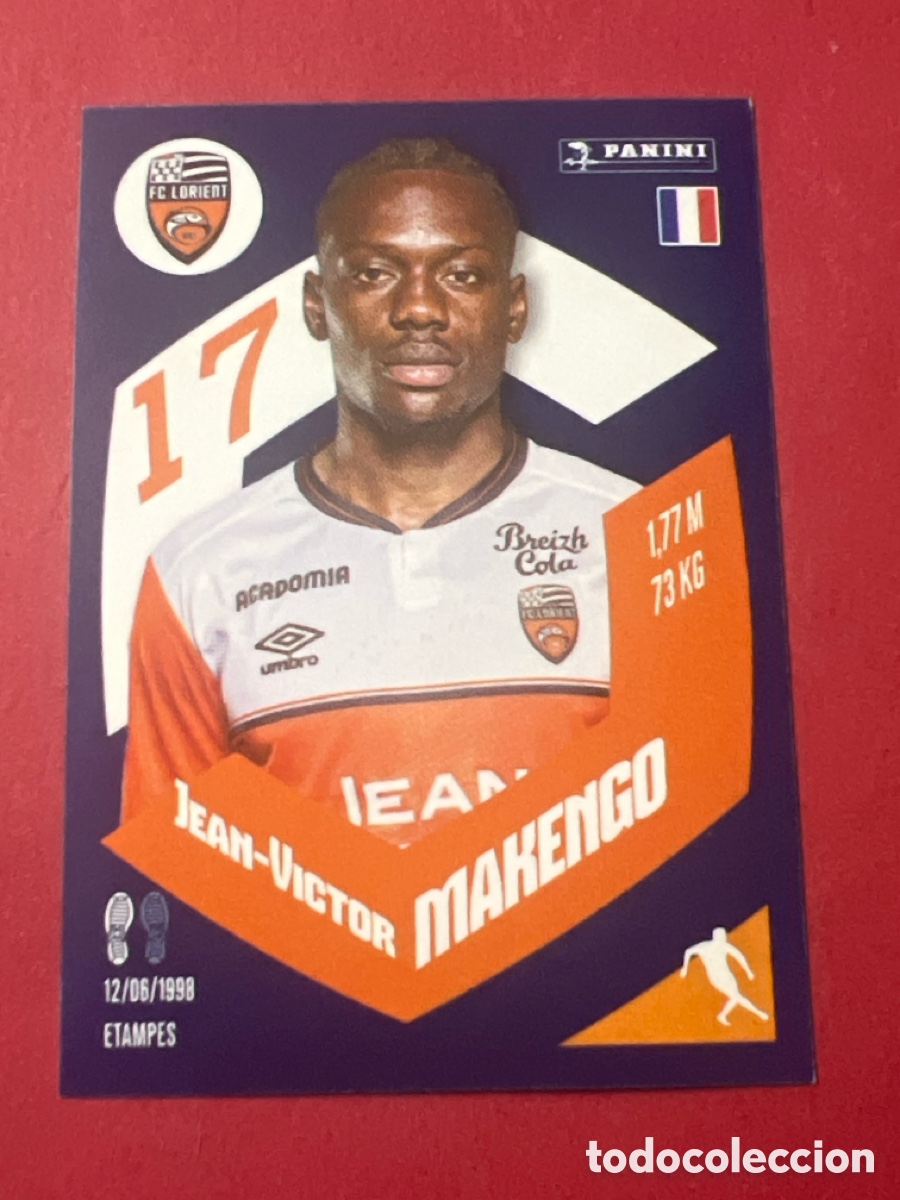 Cartes &agrave; collectionner de Football: A608. Panini Foot France stickers 2023 2024 23 24 - 146 JEAN-V&Iacute;CTOR MAKENGO