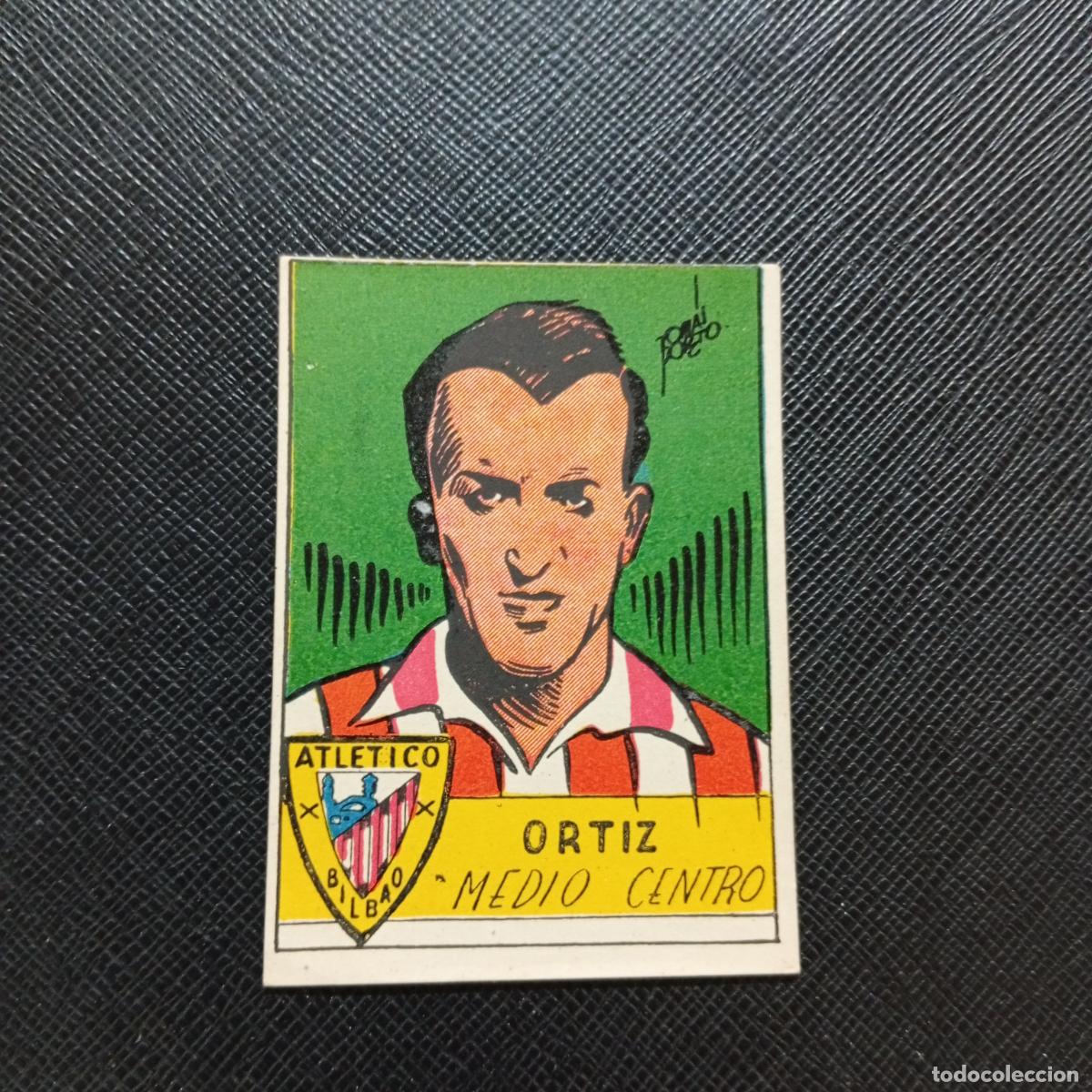 Cromos de F&uacute;tbol: ORTIZ BILBAO CISNE FUTBOLISTICOS 1941 1942 FUTBOL 41 42 - SIN PEGAR - A162 PG361