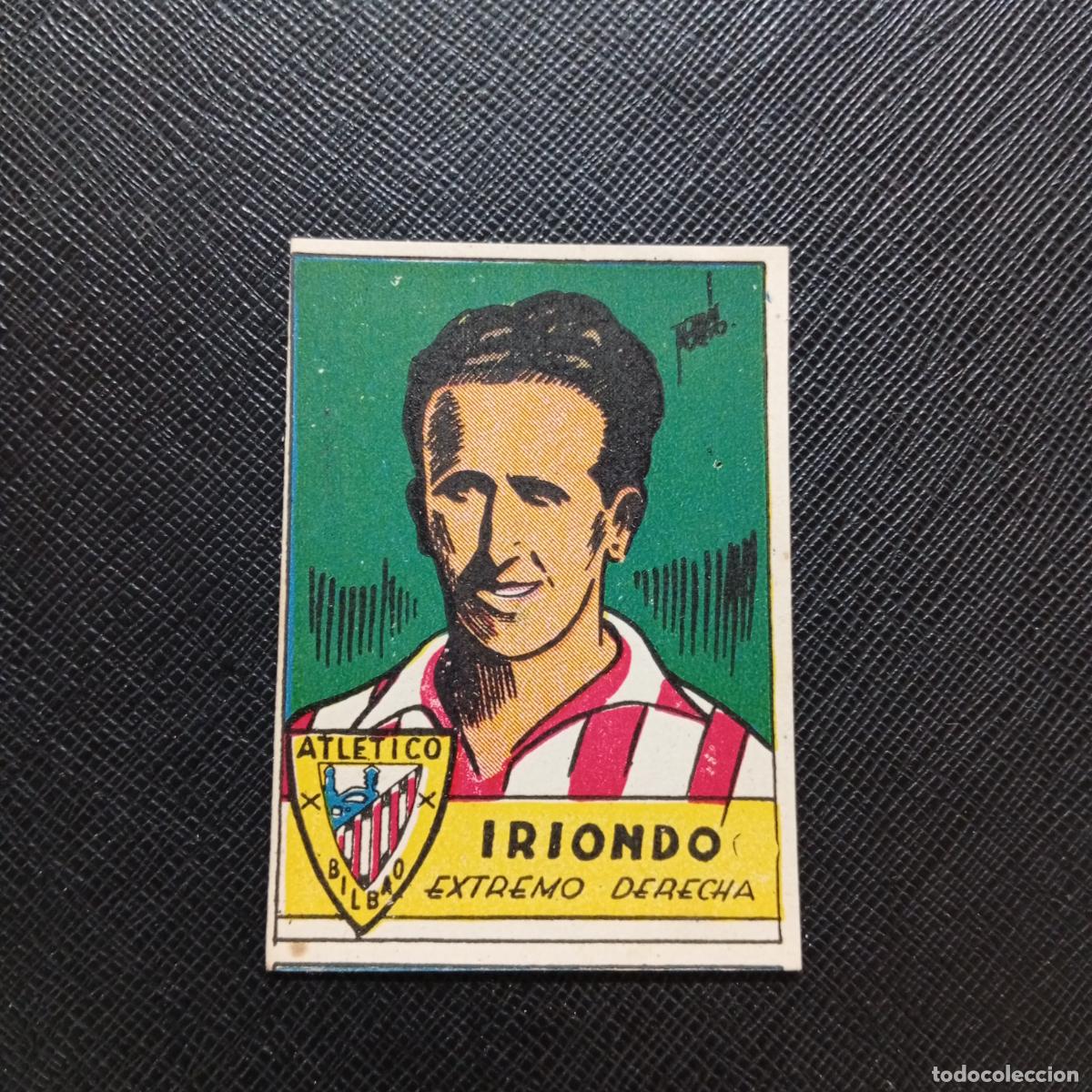 Cromos de F&uacute;tbol: IRIONDO BILBAO CISNE FUTBOLISTICOS 1941 1942 FUTBOL 41 42 - SIN PEGAR - A162 PG370