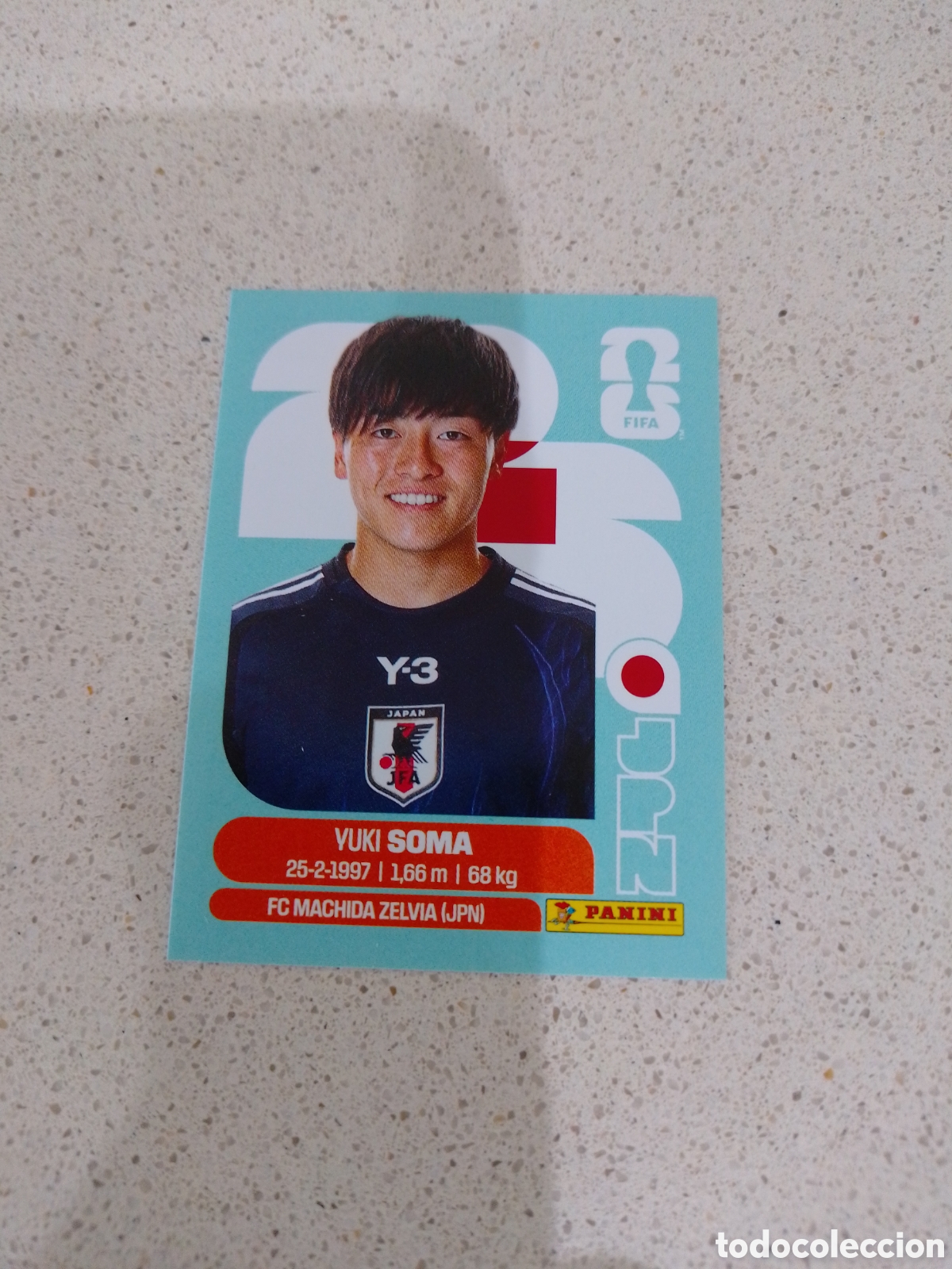 Cromos de F&uacute;tbol: CROMO NUMERO 9 SOMA JAPON. MUNDIAL 2026. PANINI.
