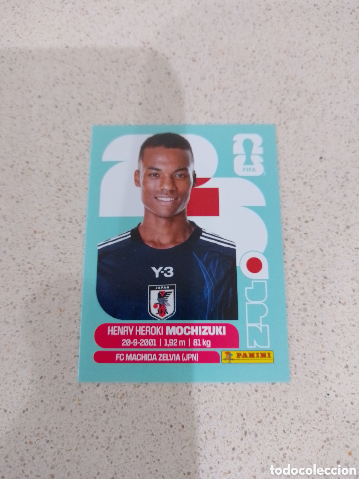 Cromos de F&uacute;tbol: CROMO NUMERO 3 MOCHIZUKI JAPON. MUNDIAL 2026. PANINI.