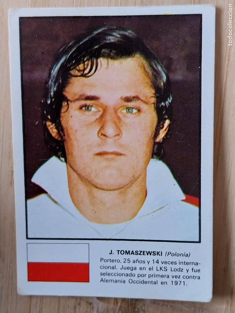 Cromos de F&uacute;tbol: TOMASZEWSKI POLONIA CROMO FHER MUNICH 74 SIN PEGAR NUNCA