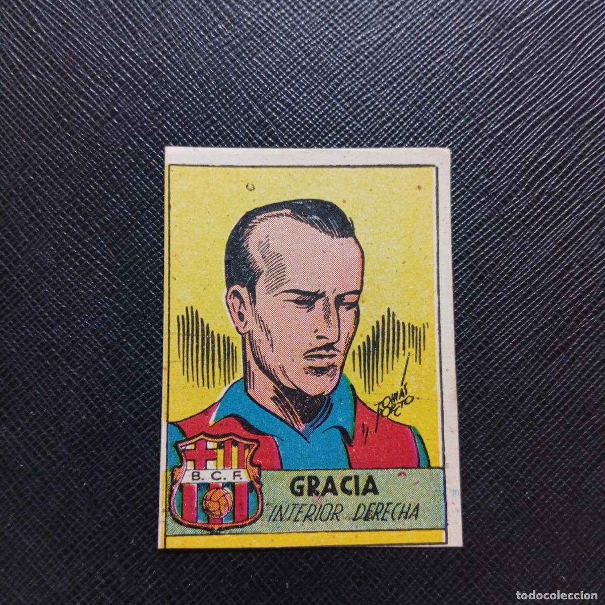 Cromos de F&uacute;tbol: GRACIA BARCELONA CISNE FUTBOLISTICOS 1941 1942 FUTBOL 41 42 - SIN PEGAR - A162 PG532