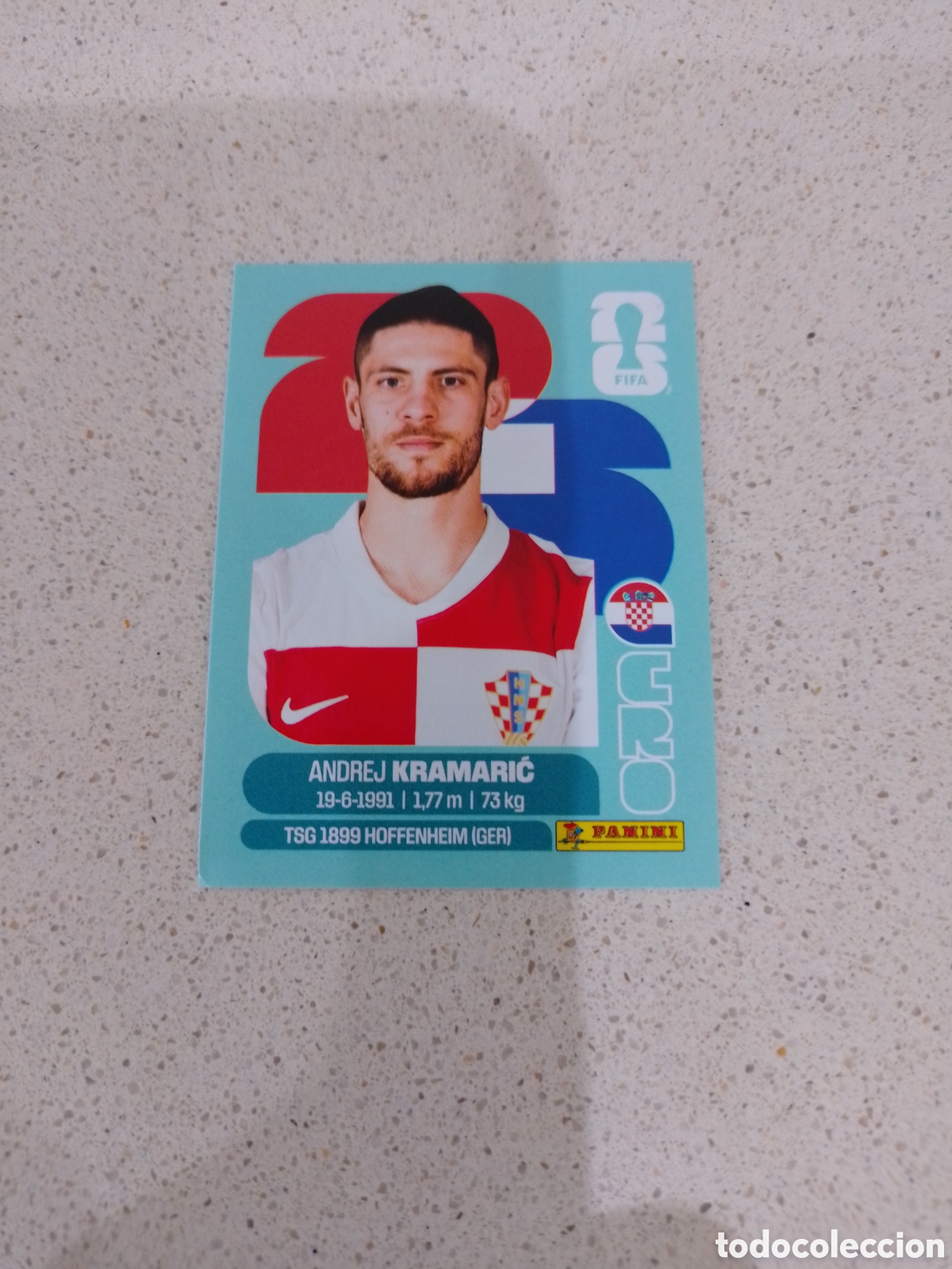 Cromos de F&uacute;tbol: CROMO NUMERO 19 KRAMARIC CROACIA. MUNDIAL 2026. PANINI.