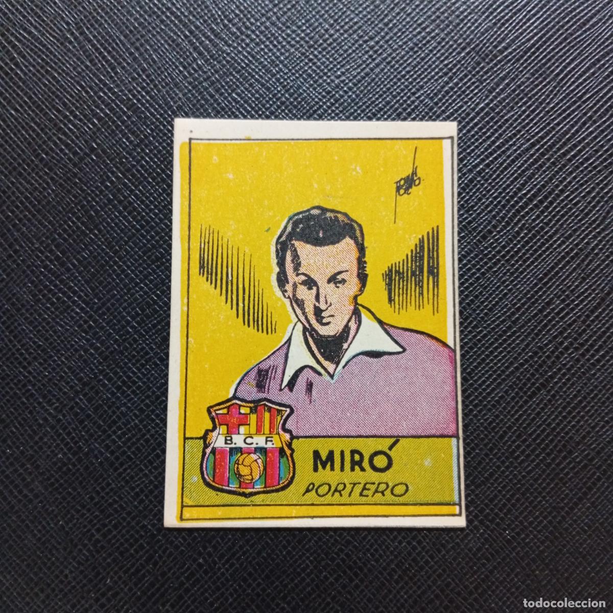 Cromos de F&uacute;tbol: MIRO BARCELONA CISNE FUTBOLISTICOS 1941 1942 FUTBOL 41 42 - SIN PEGAR - A38 PG19