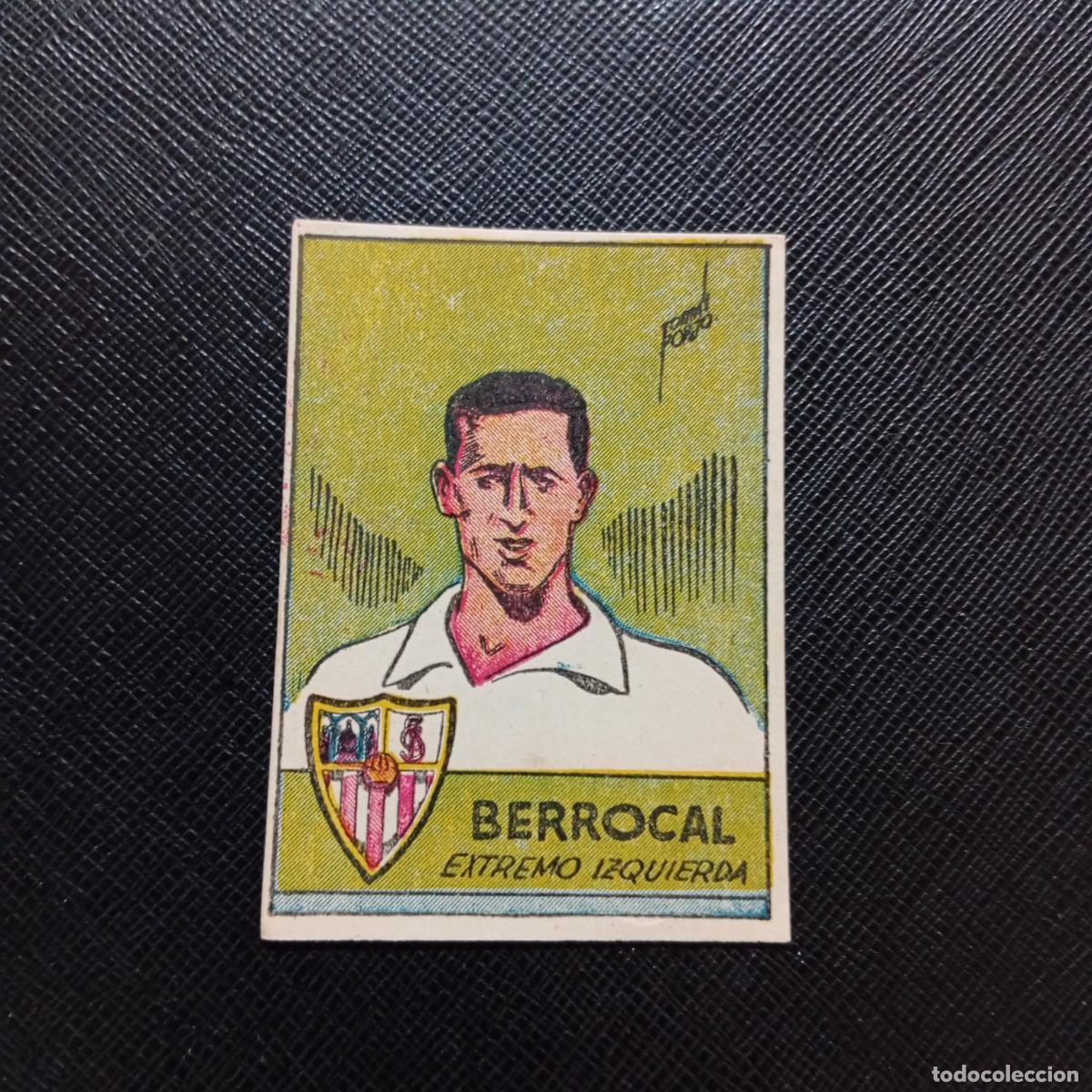 Cromos de F&uacute;tbol: BERROCAL SEVILLA CISNE FUTBOLISTICOS 1941 1942 FUTBOL 41 42 - SIN PEGAR - A38 PG109