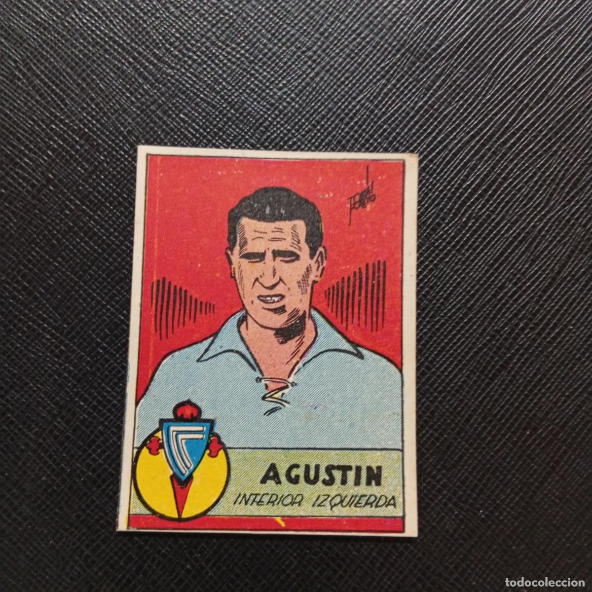 Cromos de F&uacute;tbol: AGUSTIN CELTA CISNE FUTBOLISTICOS 1941 1942 FUTBOL 41 42 - SIN PEGAR - A38 PG208