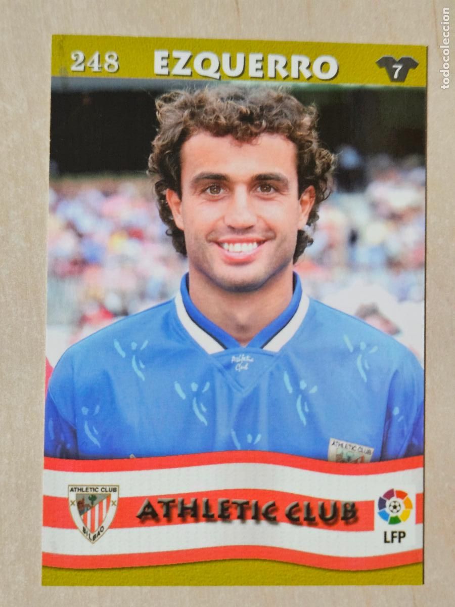 Figurine di Calcio: FICHA N&ordm; 248 EZQUERRO - MUNDICROMO LIGA TOP 2003 - ATHLETIC DE BILBAO