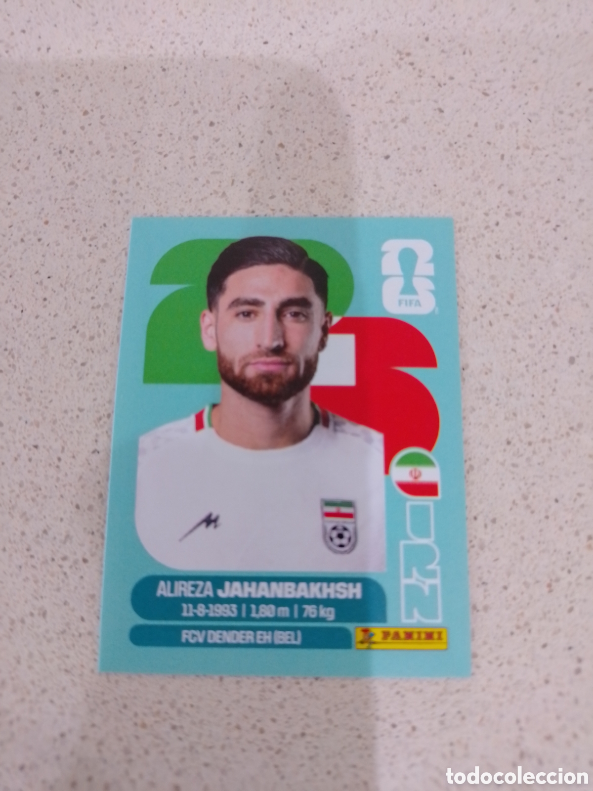 Football Stickers: CROMO NUMERO 19 JAHANBAKHSH IRAN. MUNDIAL 2026. PANINI.
