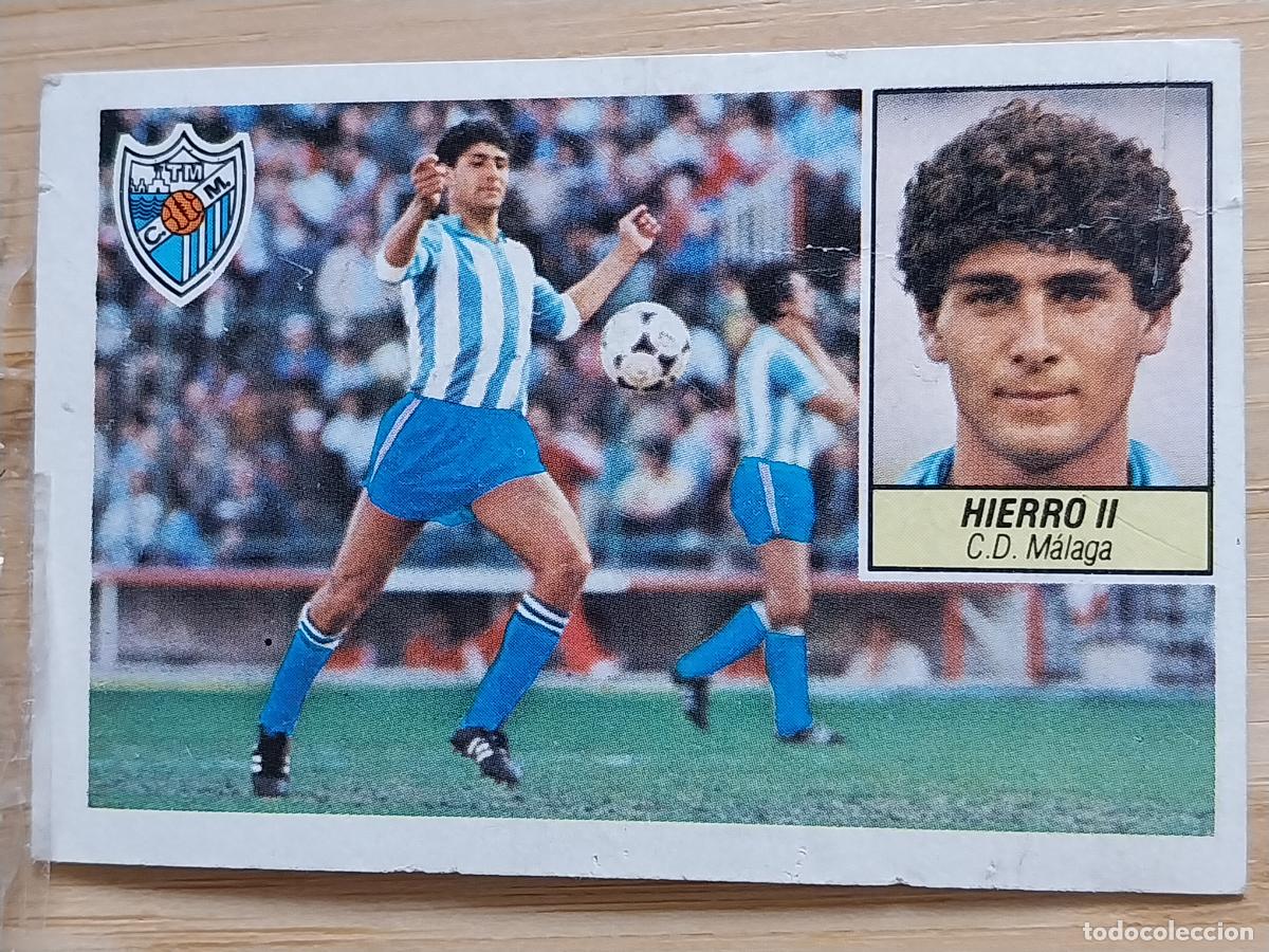 Cromos de F&uacute;tbol: HIERRO II M&Aacute;LAGA COLOCA LIGA 1984 84 85 ED ESTE CROMO RECUPERADO ORIGINAL