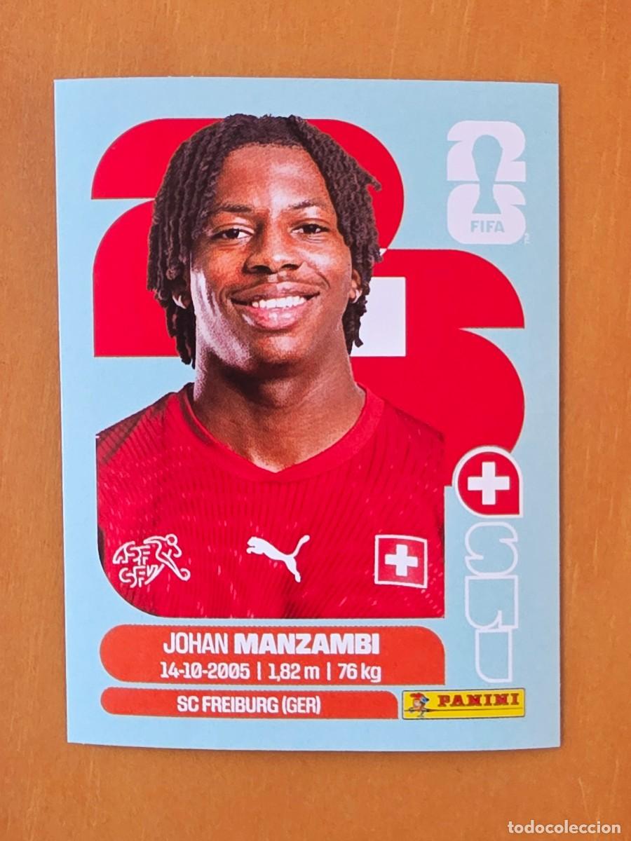 Cromos de F&uacute;tbol: SUI 15 Johan Manzambi, Suiza, Panini FIFA World Cup Mundial 2026 Sticker