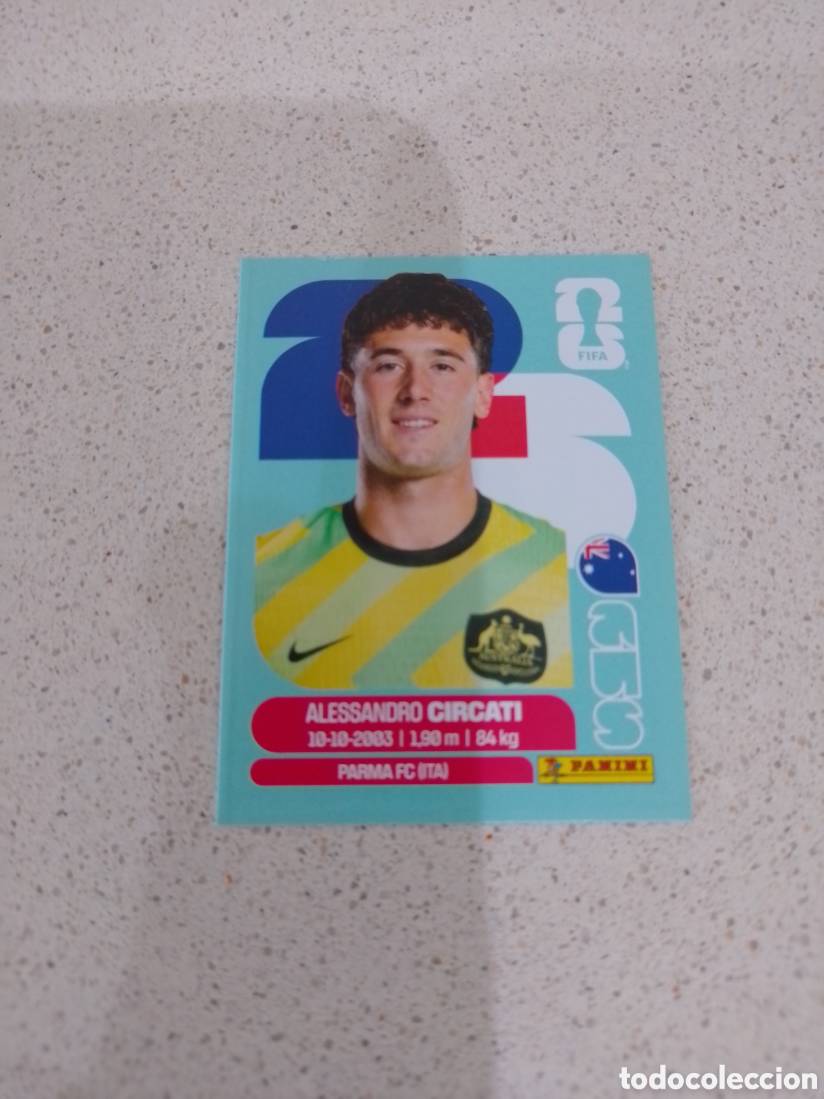 Figurine di Calcio: CROMO NUMERO 5 CIRCATI AUSTRALIA. MUNDIAL 2026. PANINI.