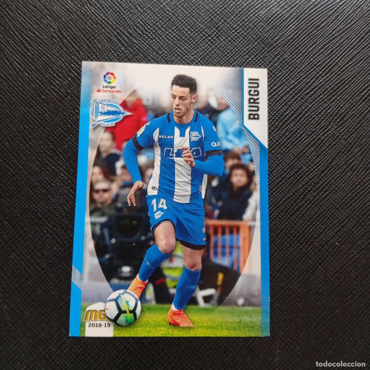 Cromos de Futebol: 15 BURGUI ALAVES PANINI MEGACRACKS 2018 2019 CROMO FUTBOL 18 19 LIGA - A208 PG208