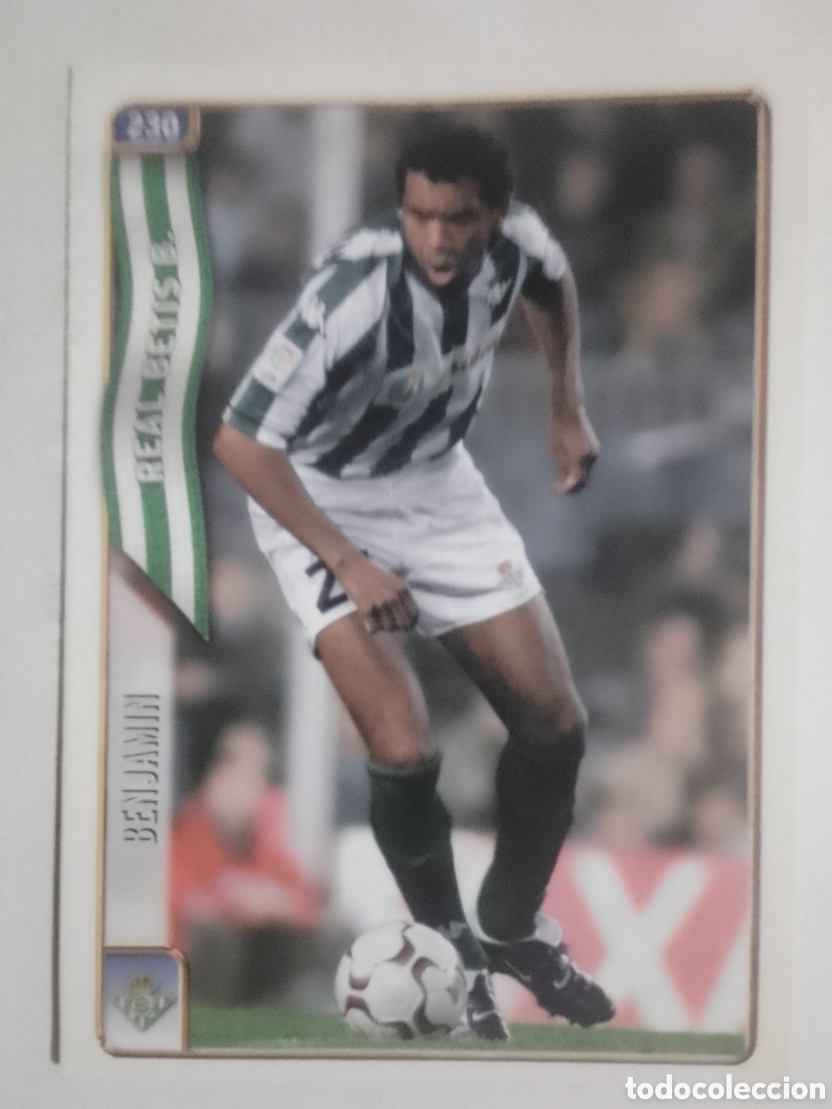 Fu&szlig;ball-Sticker: Mundicromo 2005 n&deg; 230 Benjam&iacute;n &bull; Betis.